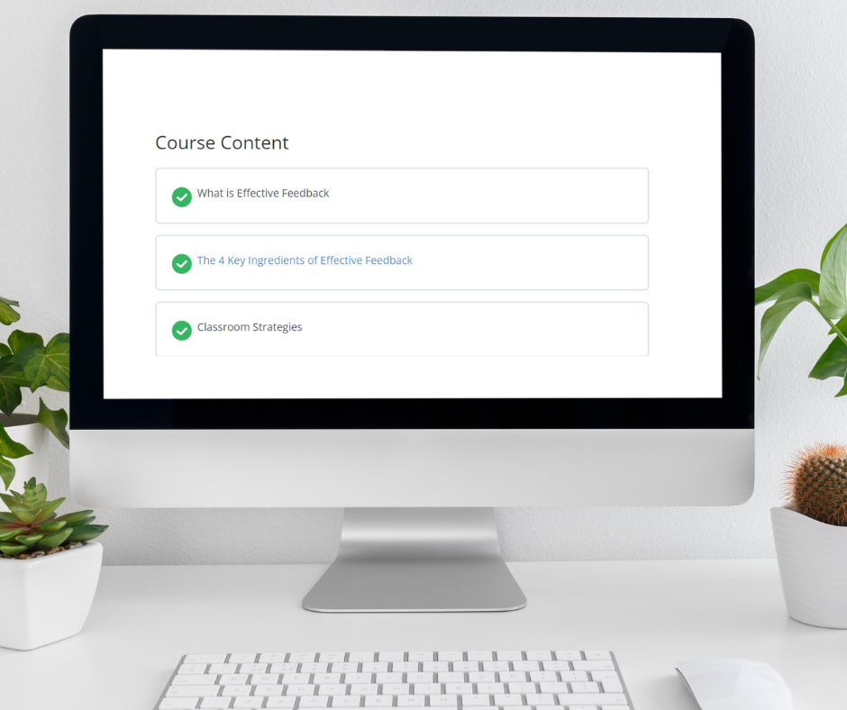 Effective Feedback Course View